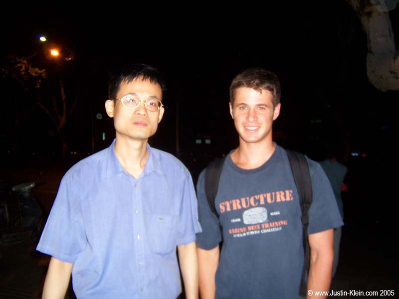 The goofy dude who led us to our hostel...for the small fee of 10 yuan.