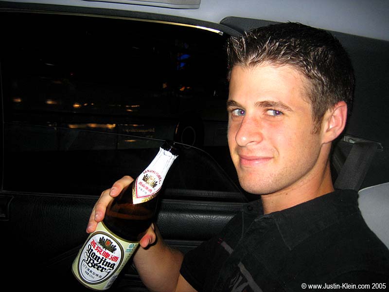 Drinking in a taxi. Wait...what??