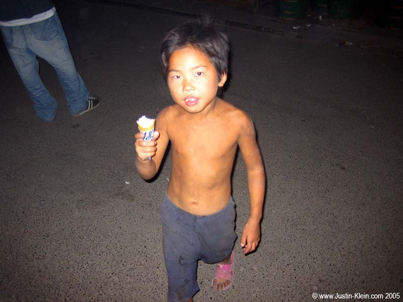 An overly aggressive beggar kid. This kid would steal half-full beer bottles out of your hand and run away, he'd grab onto your leg and not let go until you give him money, he'd pull on your clothes as hard as he can to the point that they'd tear. Not the best way to get people's sympathy. And apparently he hangs out on the same corner doing the same thing to foreigners every single night.