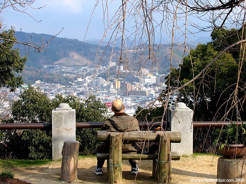Enjoying some fresh air over Matsuyama, Shikoku