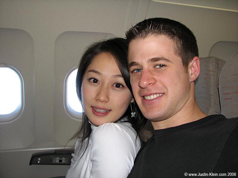 On a plane to Korea! We're really going! Finally!