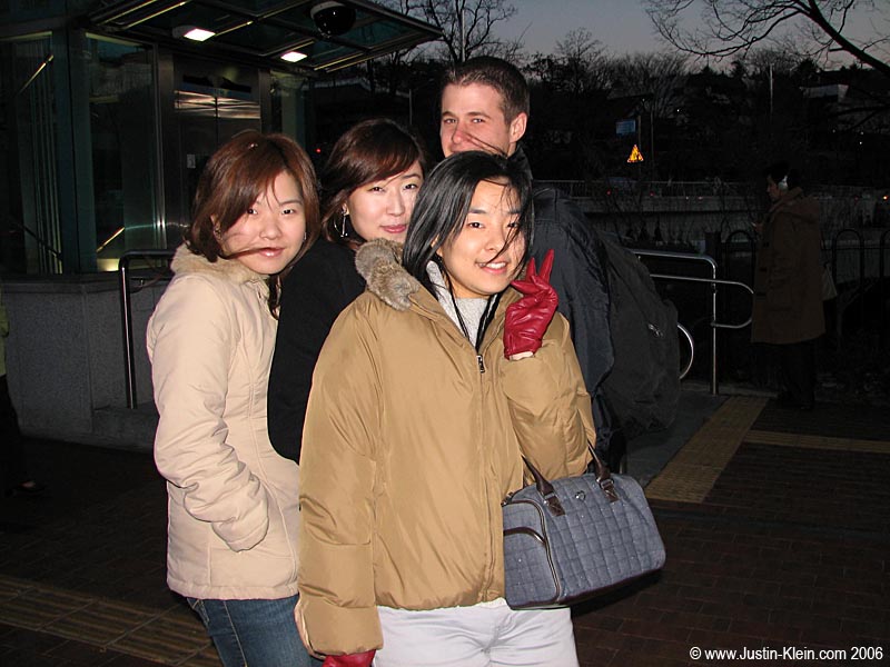 It was cold in Seoul.  Really cold. 
