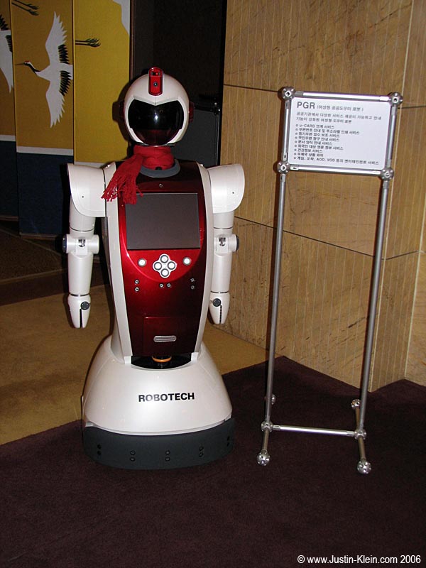 The hotel that our DMZ tour dropped us off at was apparently hosting some sort of robotics convention. Cool!