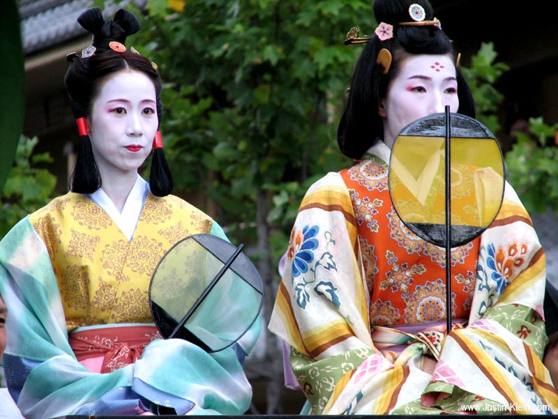 Two women in the Jidai Matsuri - Festival of the Ages.