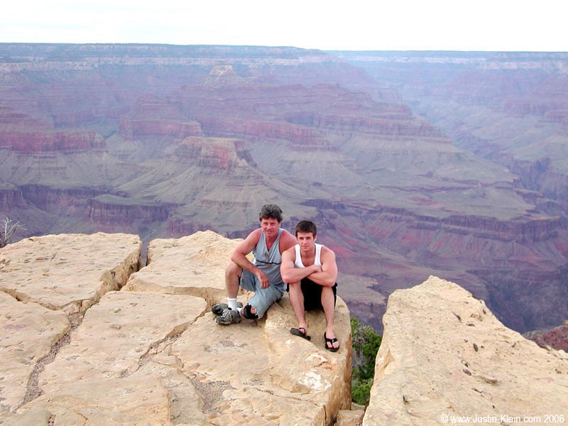 My dad and I at the Grand Canyon, 2006 (age 24)