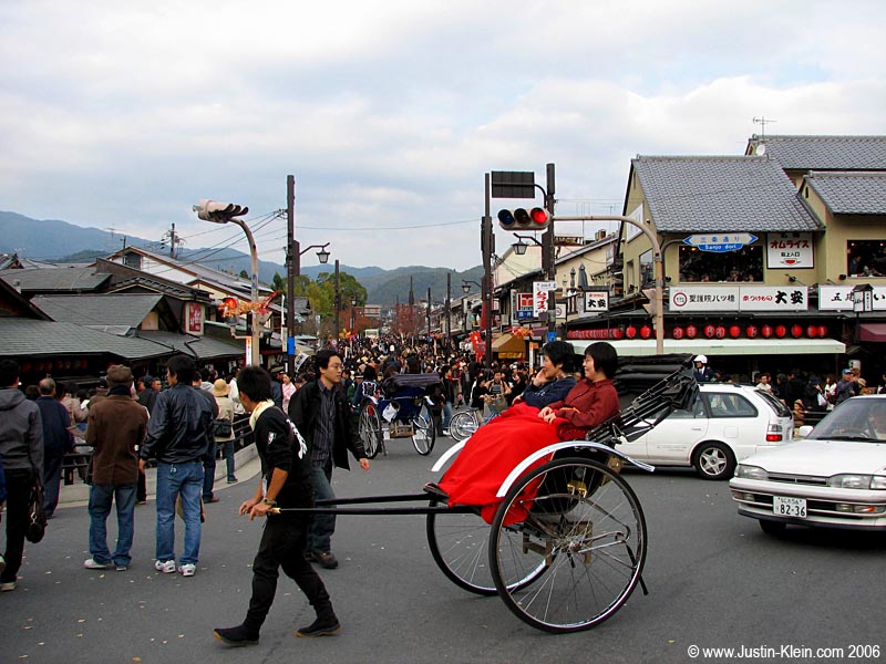 Various forms of transportation.