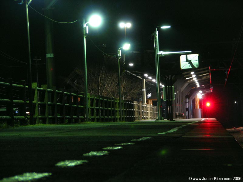 Japan's rail system is one of the fastest and most reliable in the world, with trains virtually never running late.  But you still don't want to make the mistake of getting off at the wrong stop in the middle of nowhere. Because even though the next train will almost certainly be on time...that time may not be for another hour or more... 