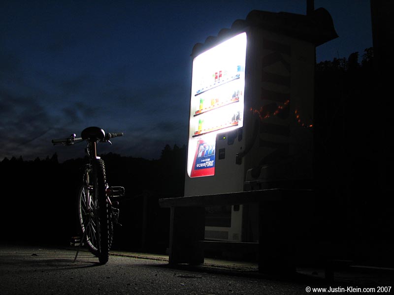 The only light for miles. 