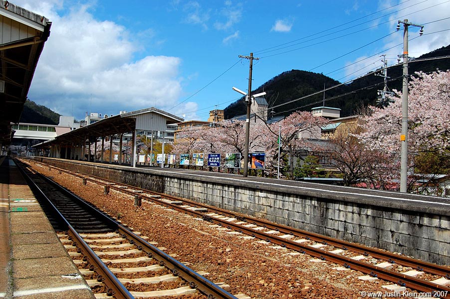 A quiet little station on the way to Takayama.