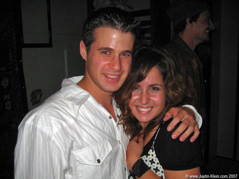 Taking my cousin Emily out for a night on the town. 