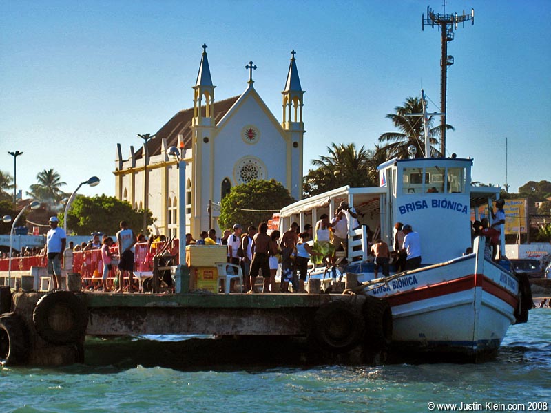 Arriving at the docks 