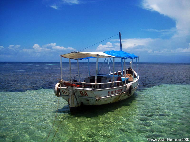 Clear waters. 