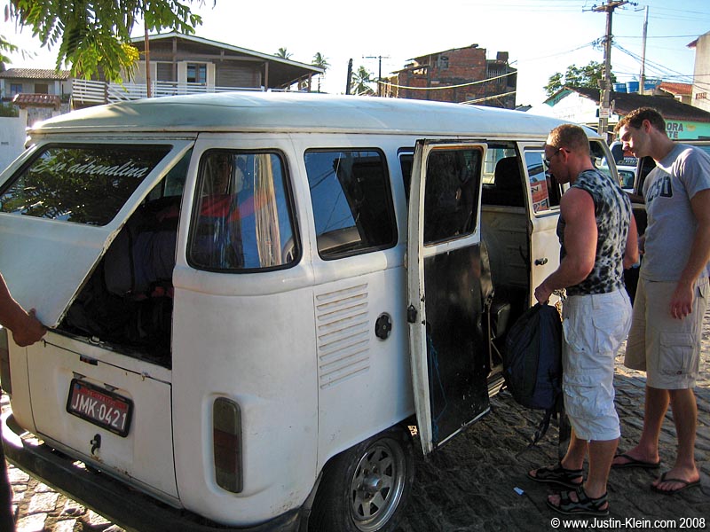Our official transport from the ferry docks to the long-distance bus terminal. 