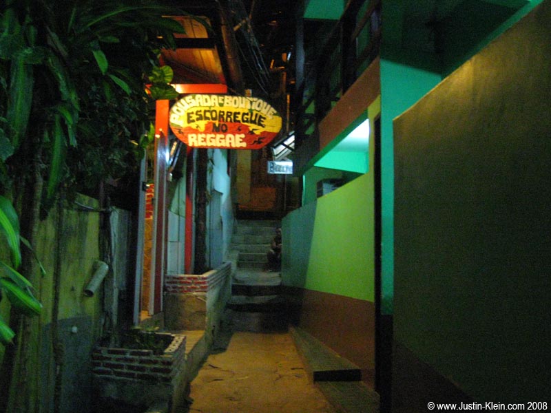 The entrance to our Pousada in Morro. 