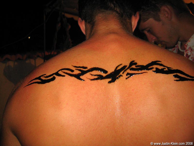 Here's how it was supposed to look. I stole the idea from a college roomate whose tattoo I've always liked.