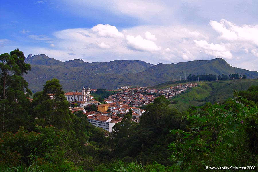 Arriving in Ouro Preto, the perfectly picturesque colonial mountain town. 