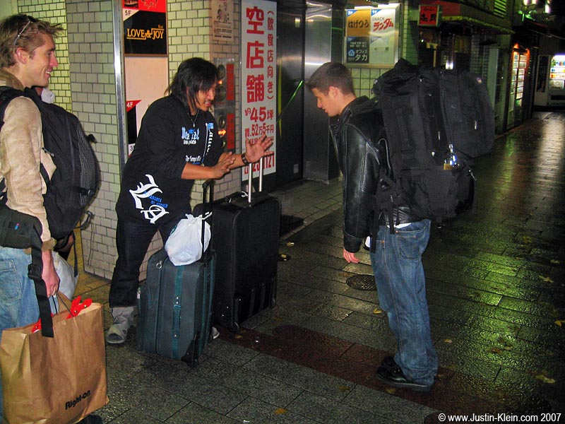 Too much luggage. 