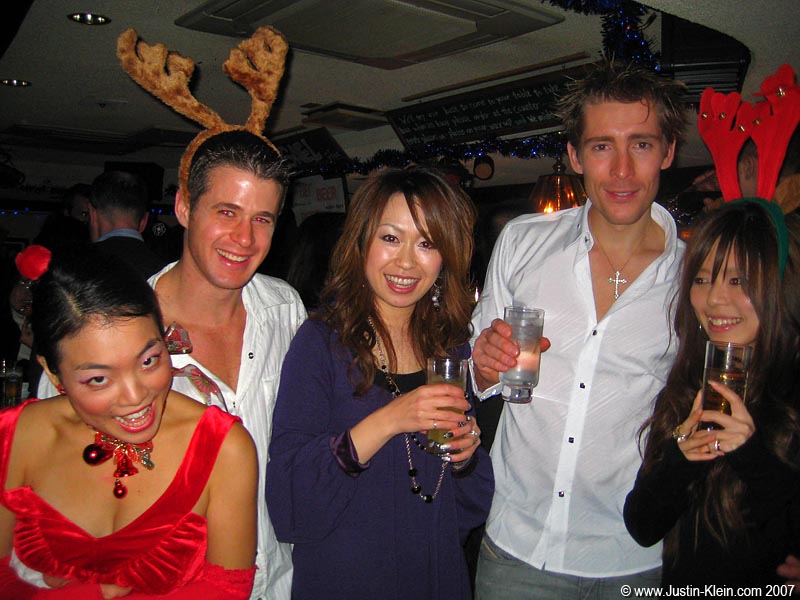 Peder and I at the Christmas WhyNot Party. 