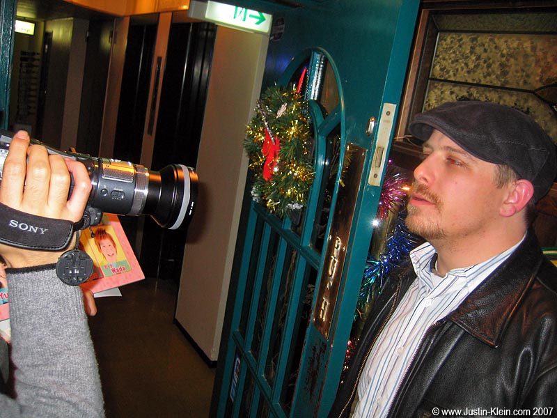 Tony being interviewed for Japanese TV. 