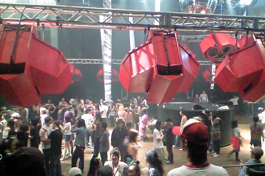A photo of one of the many dancefloors, taken after closing with JingJing's cellphone. Unfortunately I wasn't able to get any shots while the club was still open.