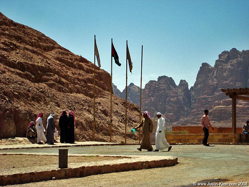 At the gateway to Wadi Rum.