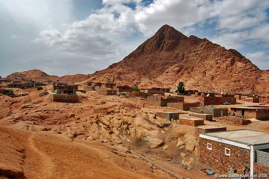 A little town at the foot of Mt. Sinai.