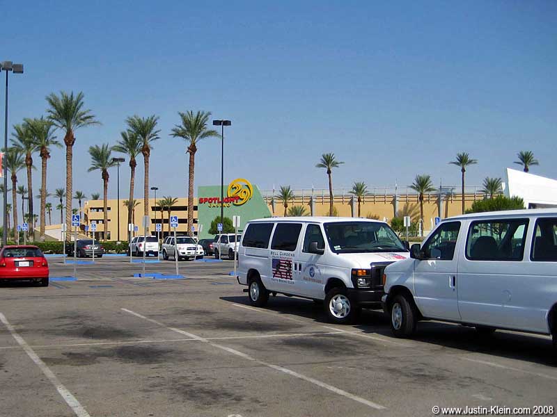 Heading to the tribal casino. 