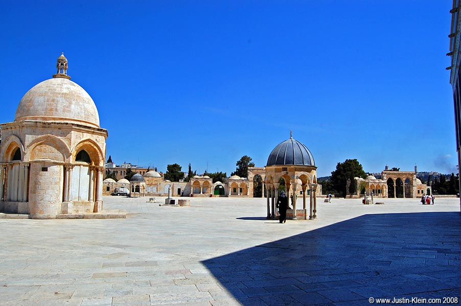 On the Temple Mount. Where creation of the world began (supposedly).