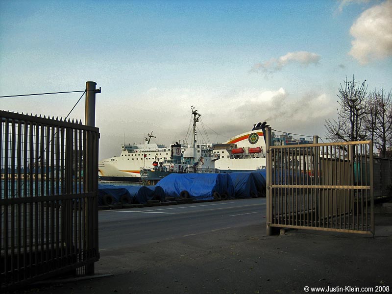 The boat to China.