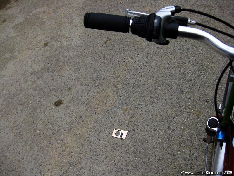 Yep...this photo was taken by a naked camera, its guts hanging out for all the world to see! 