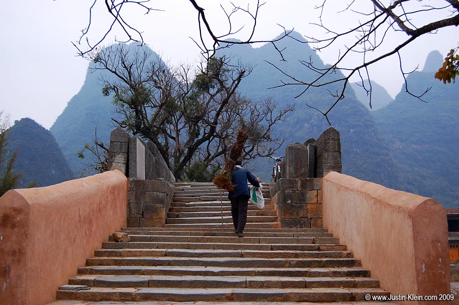 Crossing the Dragon Bridge. 