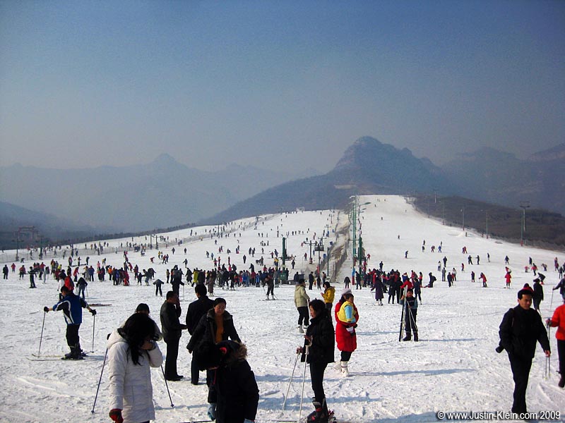 The slope on the right was the most challenging one available. 