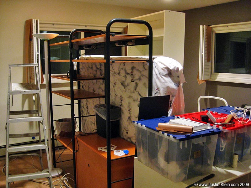 See those crates? Nothing but wiring. 