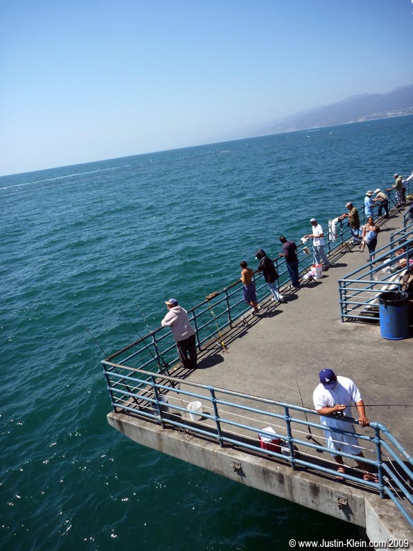 The Pacific Ocean, Santa Monica, California.