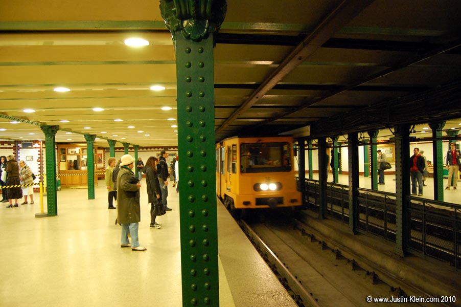 Metro Line One - the first underground railway in all of Continental Europe.
