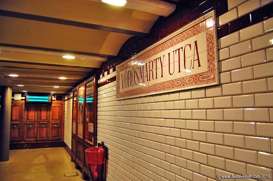 An antique metro station.