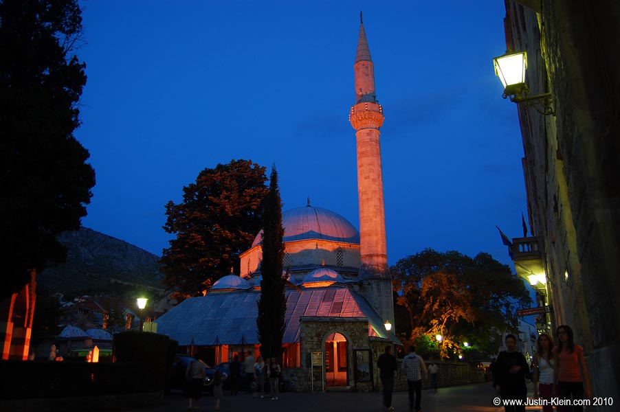 The largest of Mostar's countless mosques.