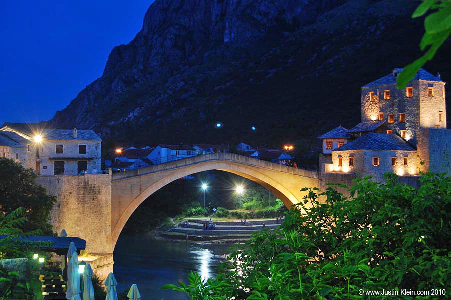 Stari Most, the focal point of Mostar's Old Town district.