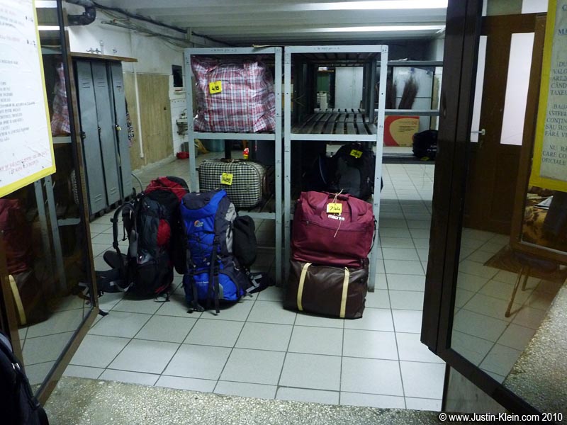 One of my many travel safety habits: whenever I check my luggage at a train/bus station, I snap a photo before leaving. That way if it "mysteriously disappears," I at least have some evidence of when and where it was left. I also tie its entrypoints shut, so it'll be immediately obvious if someone has tried to rummage around inside.