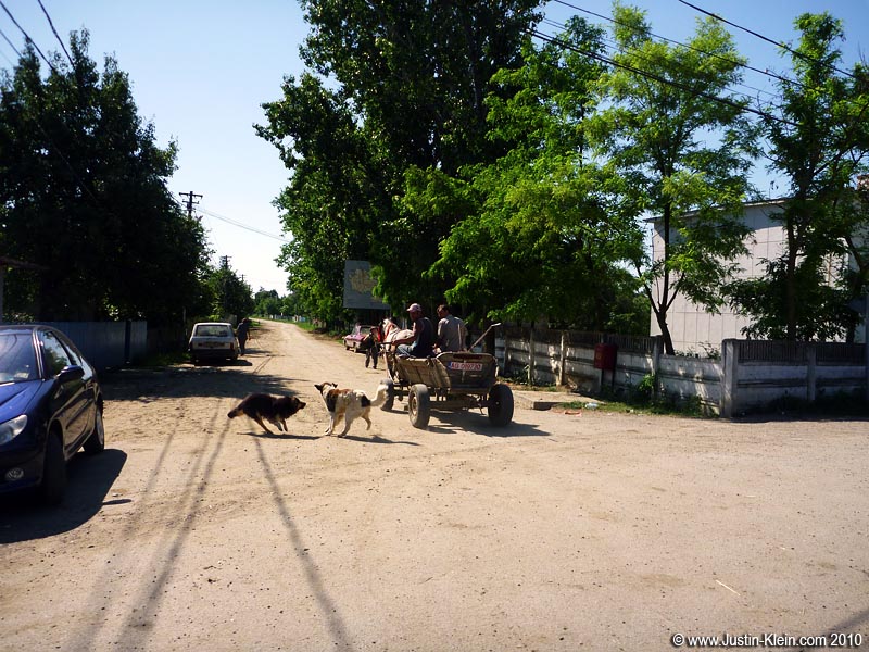 Shot from the car, minutes outside of Chişinău.