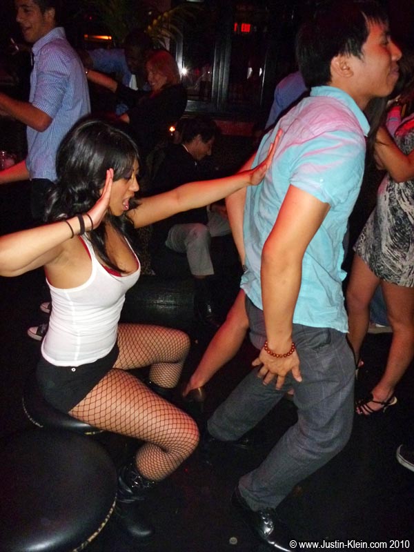 Herb and Jan gettin' jiggy wit it at Dries After Hours.