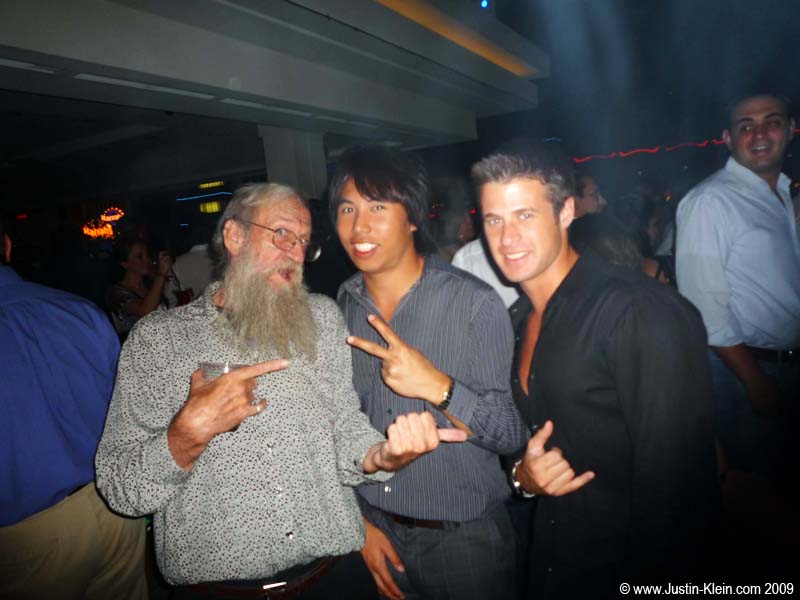 When I grow up, I want to be just like this guy. He maybe old but he still knows how to party!