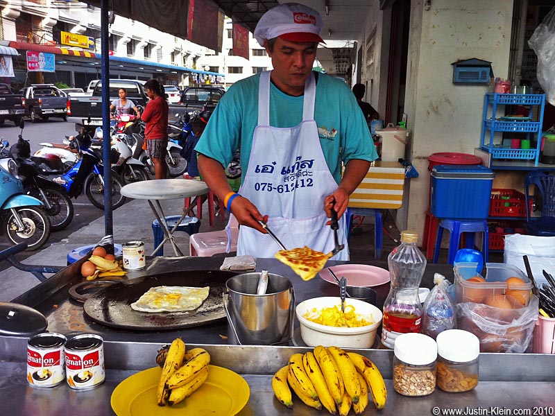 Sweet Thai pancakes.