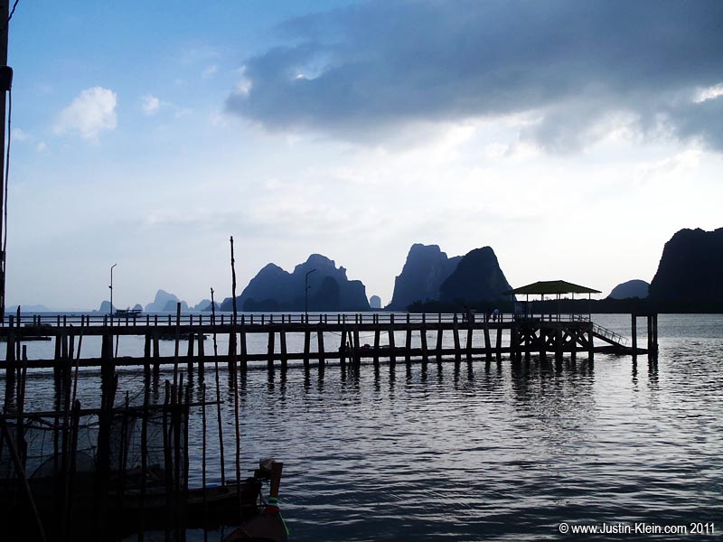 The docks before dusk.