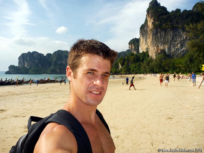 The good weather seemed to've been following Herb (because it turned bad the second he left). Note the mostly-healed black eye remaining from Phuket...