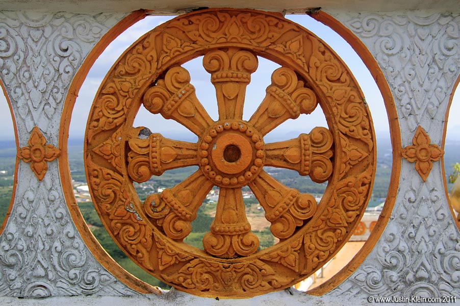 Old decorations - hundreds of meters above ground.