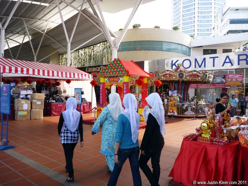 Komtar is starting to gear up for the approaching Chinese New Year.
