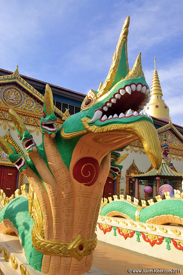 An interesting character inside Wat Chaiyamangalaran.