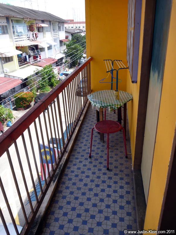 My own private balcony.