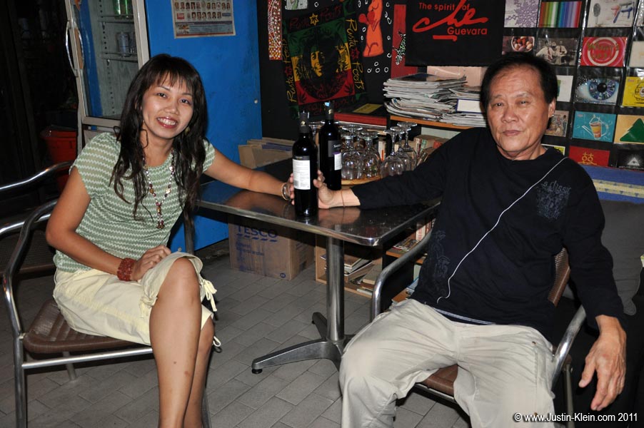 Tony and his Indonesian fiance.